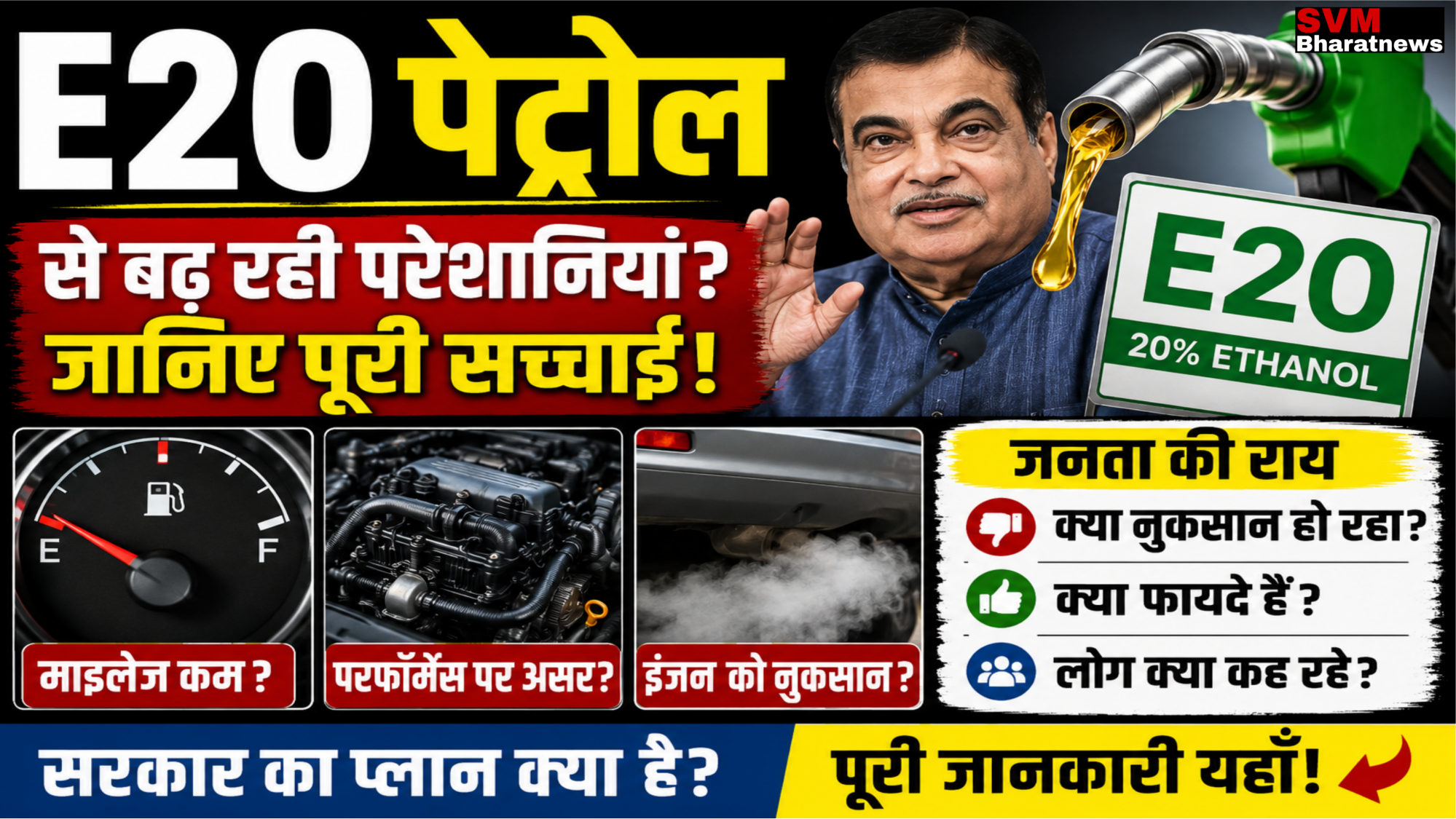 E20 पेट्रोल: क्या वाकई बढ़ रही हैं लोगों की परेशानियां? जानिए फायदे, नुकसान और जनता की राय